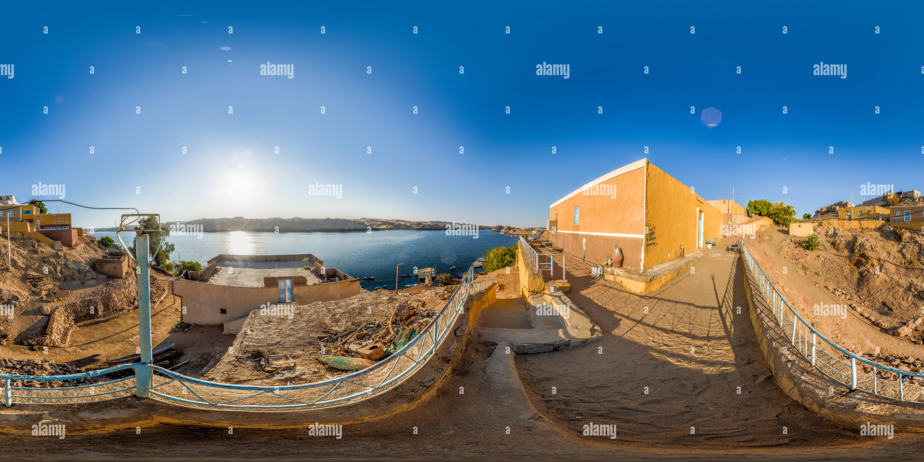 360° view of Sally`s House Heissa Island Alamy